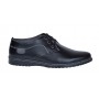 Pantofi barbati sport casual din piele naturala Ten Negru TENSN